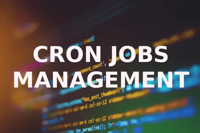 Manage Cron Jobs How To in Hosting Control Panel