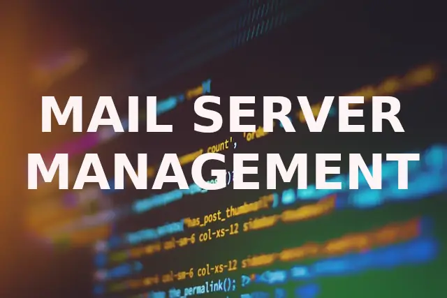 Mail domain management How To in Hosting control panel